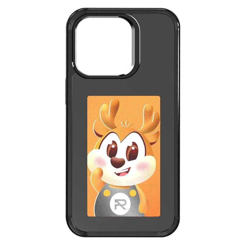 Smart NFC Screen Projection Case For iphone DIY E-ink Screen Photos Shockproof Protective Cover